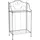 Ambiente Haus Pflanzentreppe Regal 65 x 30 cm Grau