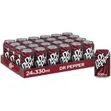 Dr Pepper Soft Drink Can 330 ml (Pack of 24)