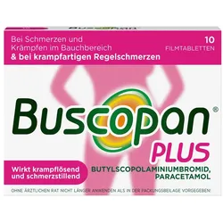 Buscopan Plus Filmtabletten bei Bauchschmerzen & Regelschmerzen