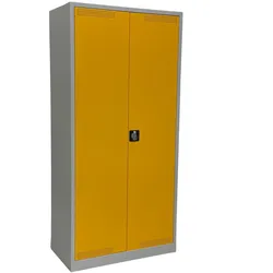 CEHA Umwelt- und Gefahrstoffschrank 92 cm Breite in signalgelb verzinkte Wannenböden