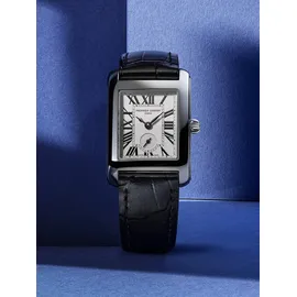 Frederique Constant Geneve Karree Damenarmbanduhr Leder 25 mm FC-235S2C6
