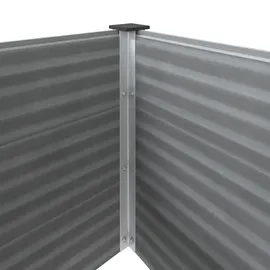 vidaXL Garten-Hochbeet WPC 100 x 50 x 54 cm Grau
