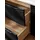 Badplaats Waschbeckenunterschrank Ocean 2 Schubladen 80 x 59 cm Schwarz Matt/Eiche