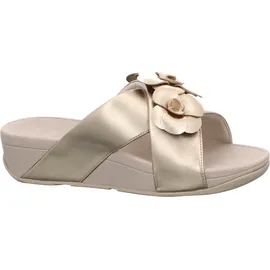 FitFlop LULU FLOWER CROSS SLIDES gold 38