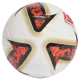 adidas Bundesliga 26/27 Torfabrik League J350 Ball Kinder Outdoor-Fußball, weiß