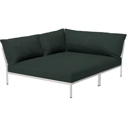 LEVEL2 Outdoor Eck-Sofa Lounge-Modul 5 Alpine Weiß Links