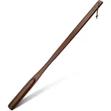 ZOMAKE Schuhlöffel Holz,Schuhanzieher aus Holz Lang,Schuhlöffel Extra Lang 75 cm Stabil Holzschuhlöffel Shoe Horn Wood Buchenholz für Damen Herren Kinder Ältere Menschen,mit Aufhängebohrung(Braun)