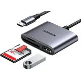 Ugreen USB-C to SD/TF + USB 2.0 Memory Card Reader