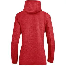 Jako Premium Hoodie Damen rot meliert 36