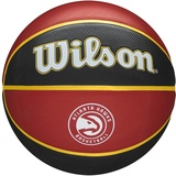 Wilson Basketball NBA TEAM TRIBUTE, ATLANTA HAWKS, Outdoor, Gummi, Größe: 7