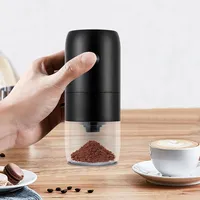 Kaffeemühle, Usb Wiederaufladbare Elektrische Kaffemühle Mit Keramik Kegelmahlwerk  Einstellbarer Grobheit  Espresso Kaffeemühle Tragbare Wiederaufladbare 30g Für Bohnen, Gewürze (schwarz)