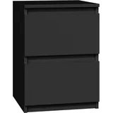 Nachtschrank Malwa M2 40 x 40 x 41 cm Schwarz