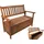 Habitat et Jardin Manille 2-Sitzer 100 x 50 x 85 cm Braun