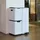 Kitchen Move Treteimer 60 l Weiß
