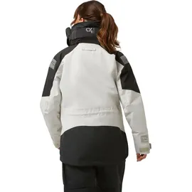 crazy4sailing Damen Stavanger II Ocean Segeljacke, Silber, Größe S