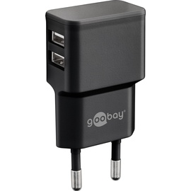 goobay Dual USB-Ladegerät 2,4 A