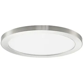 PRIOS Aureka 1 flammig rund grau Aluminium