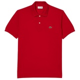 Lacoste Poloshirt mit Label-Detail, Rot, XL