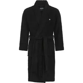 G-Star Bademantel G-STAR "ARGON, DRESSING GOWN" Gr. XL, schwarz, XL, Kunstfaser, Hausmäntel, Bademantel, Morgenmantel mit Schalkragen