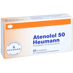 Atenolol 50 Heumann Filmtabletten 30 St