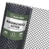 Haga Rasenschutzgitter 2m Br. Meterware Masche 20mm Schutzgitter schwarz