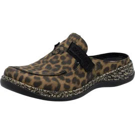 Rieker Damen 46393 Clogs, Mehrfarbig, 37 EU