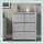 Relaxdays Sideboard 73 x 60 x 32 cm hellgrau/Natur