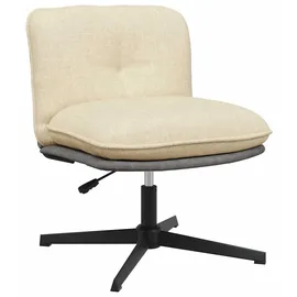 vidaXL Bürostuhl Stoff Creme