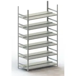 COMPACT Grundregal 2200x1250x600 Kapazität: 180 Ordner 6 Böden, vzk