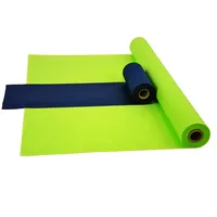 Fachhandel für Vliesstoffe Sensalux Kombi-Set 1 Tischdeckenrolle 1,5m x 25m + Tischläufer 30cm (Farbe nach Wahl) Rolle apfelgrün Tischläufer blau