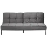MID.YOU Schlafsofa Dunkelgrau, Textil, 198x87x95 cm Stoffauswahl, Wohnzimmer, Sofas , Couches, Schlafsofas, Klappsofas