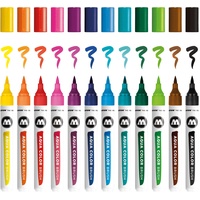 MOLOTOW Aqua Color Brush Set 1 Brush-Pens farbsortiert, 12