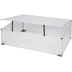 Lex Frühbeet Gewächshaus Aluminium Frühbeetkasten Pflanzenhaus 100x60x40cm