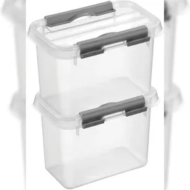 SUNWARE Q-Line Aufbewahrungsbox 15 x 10 x 10,3 cm 12-tlg. transparent