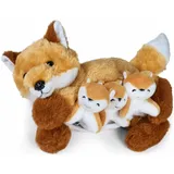 mamanimals Fuchs 15 cm Braun/Orange/Weiß