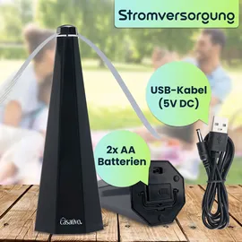 ideoon Mobiler 2-Flügel Insektenvertreiber Batterie & USB 2 St.
