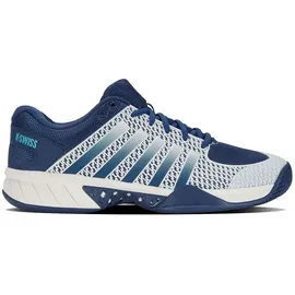 K-Swiss Express Light Pickleball-schuhe - Blue Opal / Blanc De Blanc / Lollipop - EU 45