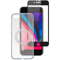 4smarts 360° Starter Set X-Pro UltiMag Backcover Apple iPhone 7, iPhone 8, iPhone SE (2020), iPhone SE (2022) Transparent