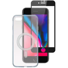 4smarts 360° Starter Set X-Pro UltiMag Backcover Apple iPhone 7, iPhone 8, iPhone SE (2020), iPhone SE (2022) Transparent