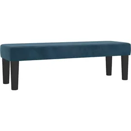 vidaXL Boxspringbett 140 x 200 cm Dunkelblau