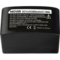 walimex pro Akku für Mover 200 TTL Studioblitz Zubehör, Schwarz