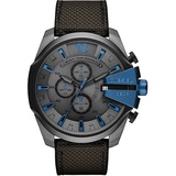 Diesel Herren Chronograph Quarz Uhr mit Nylon Armband DZ4500