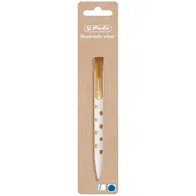 Herlitz Kugelschreiber Pure Glam Weiß/Gold Blau 1 St.