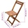 vidaXL Bistro-Set 3-tlg. braun klappbar 44015