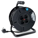 Onlex 4 Sockets 25 M Kabeltrommel - Black - One Size