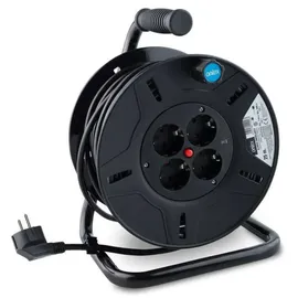 Onlex 4 Sockets 25 M Kabeltrommel - Black - One Size