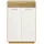 VOSS MÖBEL Loveno 72 x 103 x 37 cm weiß / weiß lackiert