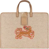 Oilily Libbya Laptop Sleeve, Notebooktasche, Mehrfarbig, Beige