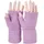 Stylebreaker Fingerlose Strickhandschuhe Lila Einheitsgröße
