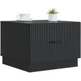vidaXL Couchtisch mit Schubladen Schwarz 49 x 50 x 37 cm